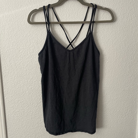 Lululemon Gray Strappy Top - Picture 1 of 3